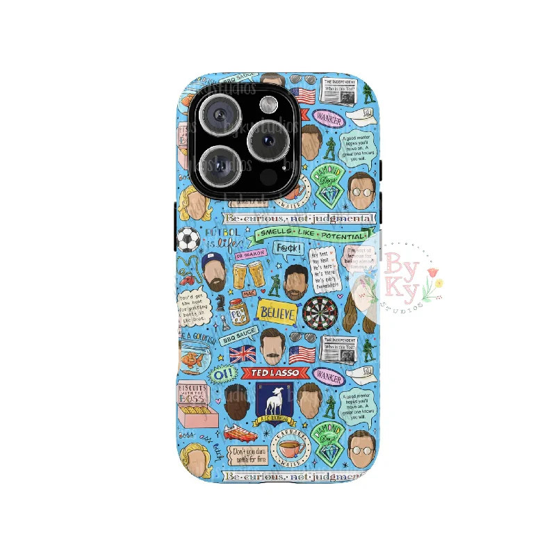 Exquisite workmanship Ted Lasso Tough Phone Cases