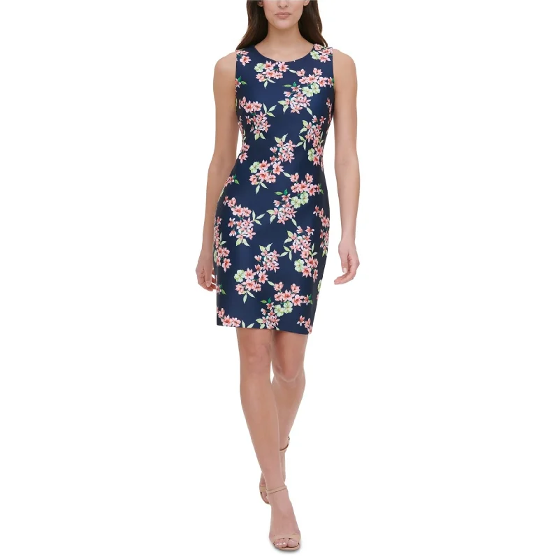 Fashionable and casual Tommy Hilfiger Womens Floral Scuba Dress