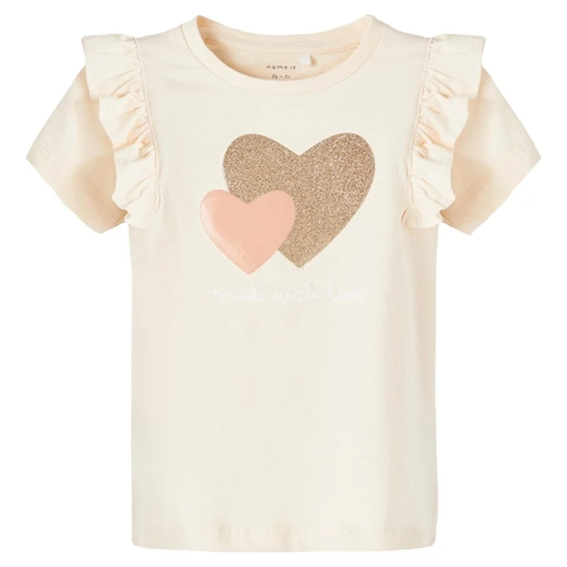 British Style Name it Créme De Pêche Hilda T-Shirt