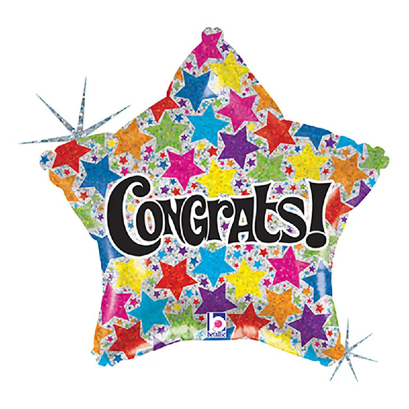 Comfy Chic 19 inch CONGRATS STARS