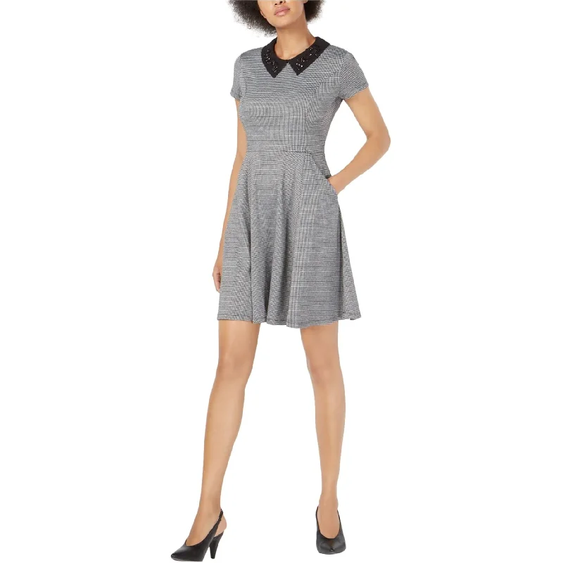 Urban Design Sense Maison Jules Womens Embellished Collar Shirt Dress