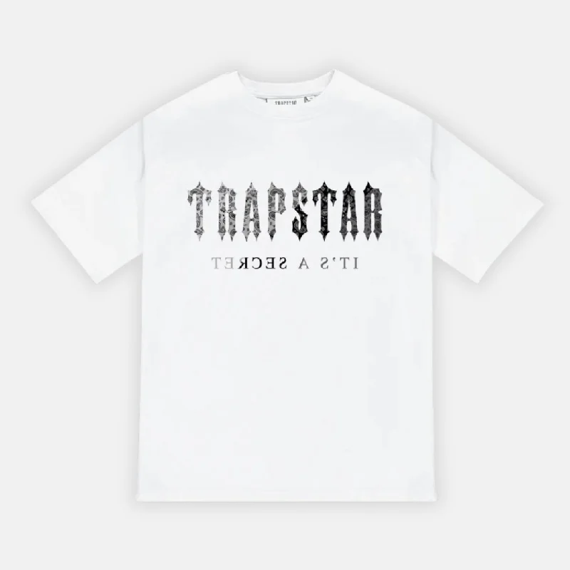 Denim Design Trapstar Decoded Paisley Monochrome Edition T-Shirt - White