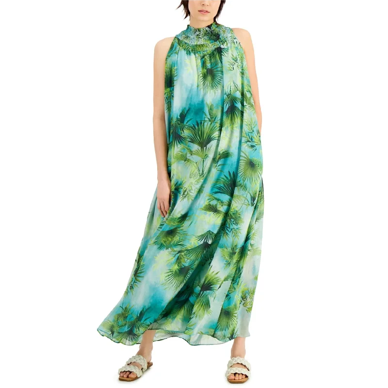 Fresh And Simple I-N-C Womens Rio Rain Flounce Dress
