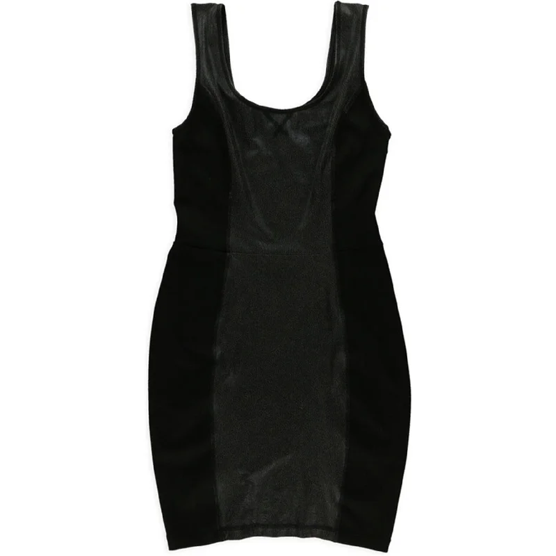 Sexy Fun Rachel Roy Womens Crackle Pencil Dress, Black, 6