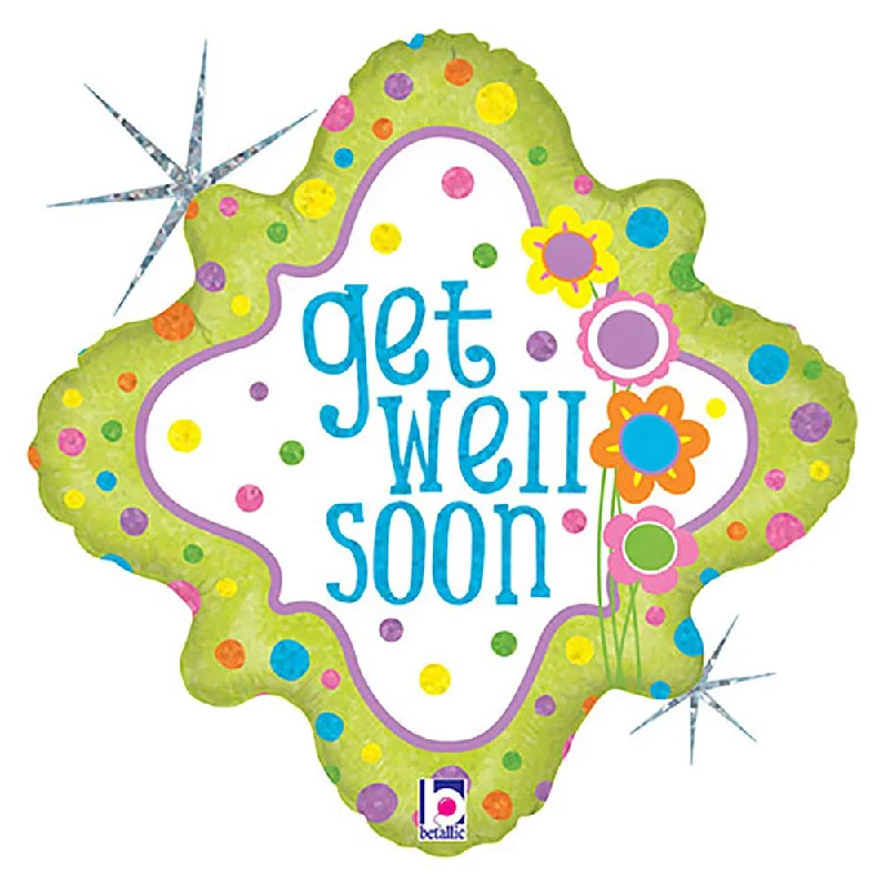 Goddess Outfit 18 inch FLOWERS & DOTS GET WELL SOON