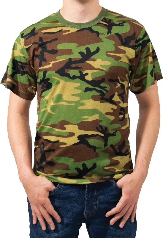 Sweet Girl Woodland Camo - Moisture Wicking T-Shirts