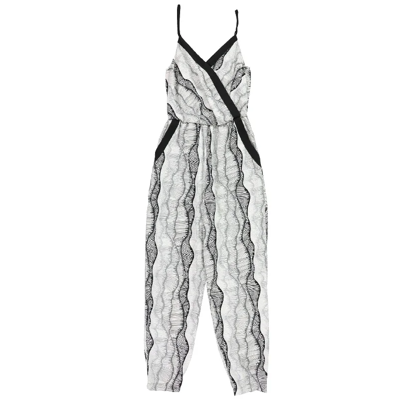 Playful Style Bar Iii Womens Surplice Jumpsuit