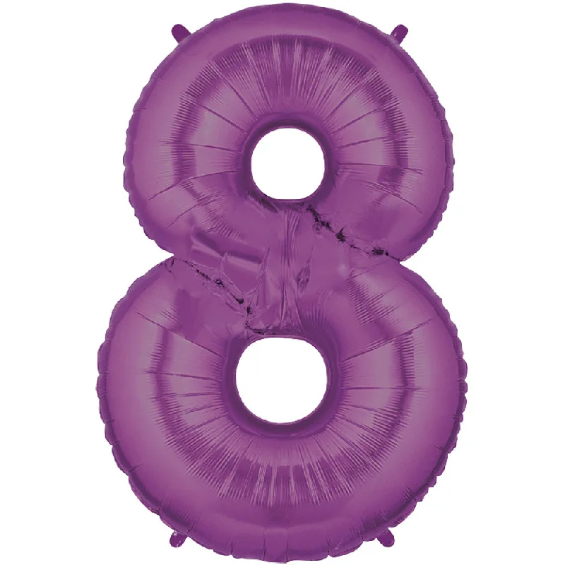 Cozy Outfit 40 inch NUMBER 8 - PURPLE MEGALOON