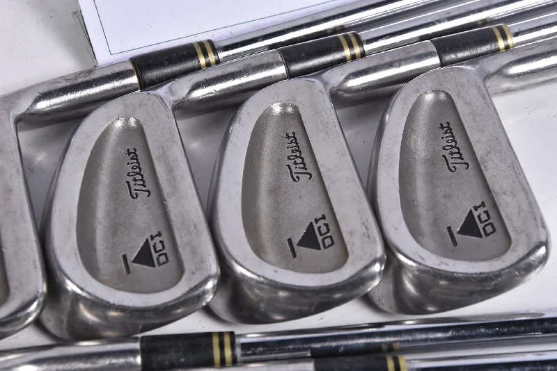 Double-sided Wear Titleist DCI Black Irons / 3-PW+SW / X-Flex Precision Rifle Shafts Double-sided Wear Titleist DCI Black Irons / 3-PW+SW / X-Flex Precision Rifle Shafts