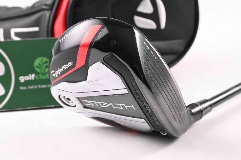 Printed pattern Taylormade Stealth Plus #3 Wood / 15 Degree / Stiff Flex HZRDUS Smoke Red RDX 75