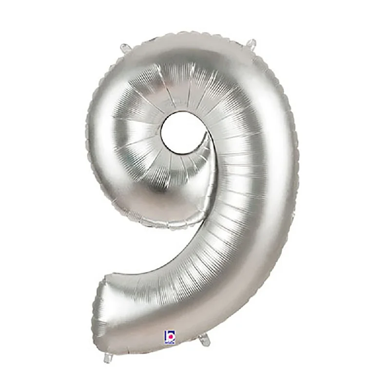 Everyday Style 40 inch NUMBER 9 - SILVER MEGALOON