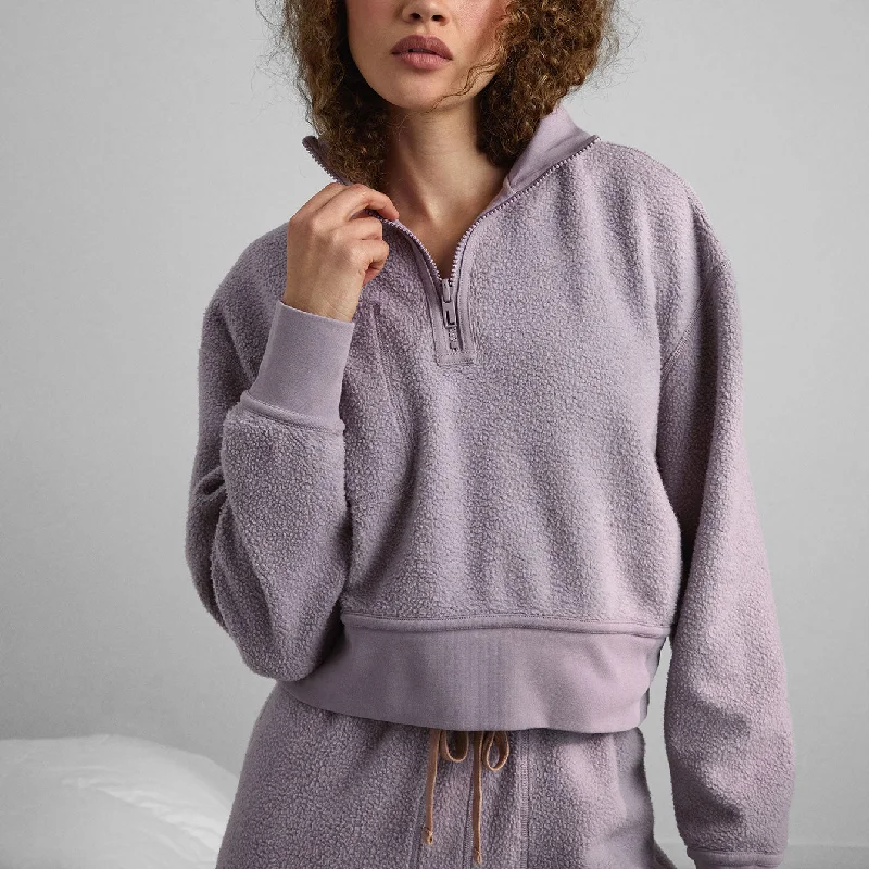Printed pattern Silksweats™ Reversible Half Zip