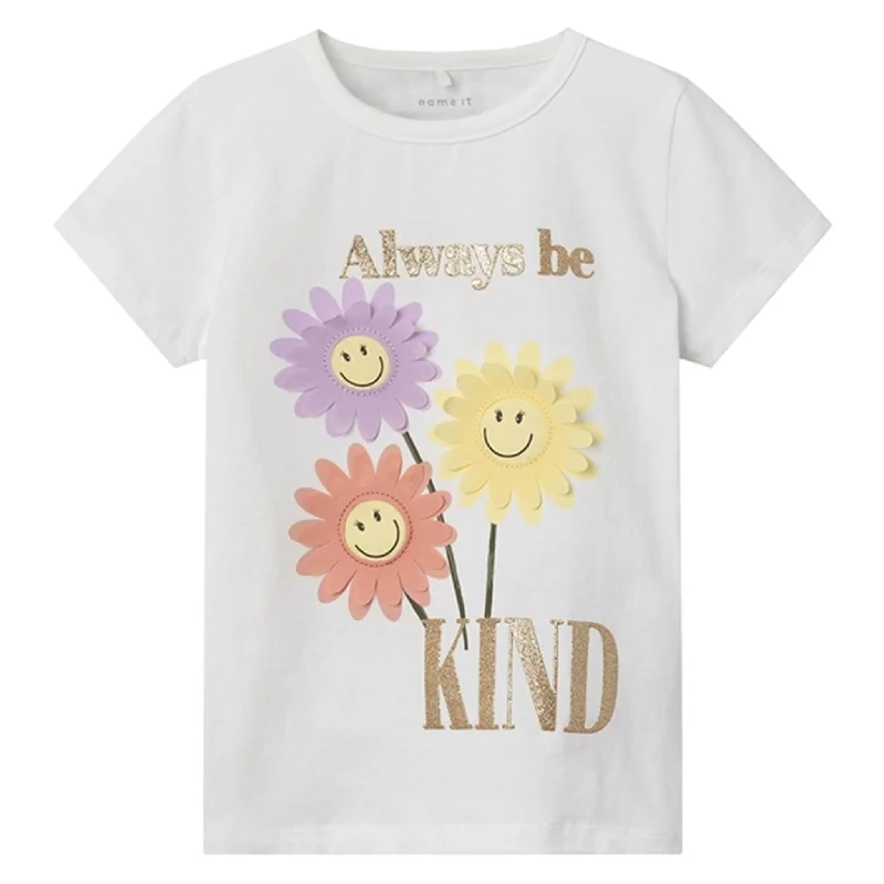 Goddess Style Name it Bright White Farna Happy T-Shirt