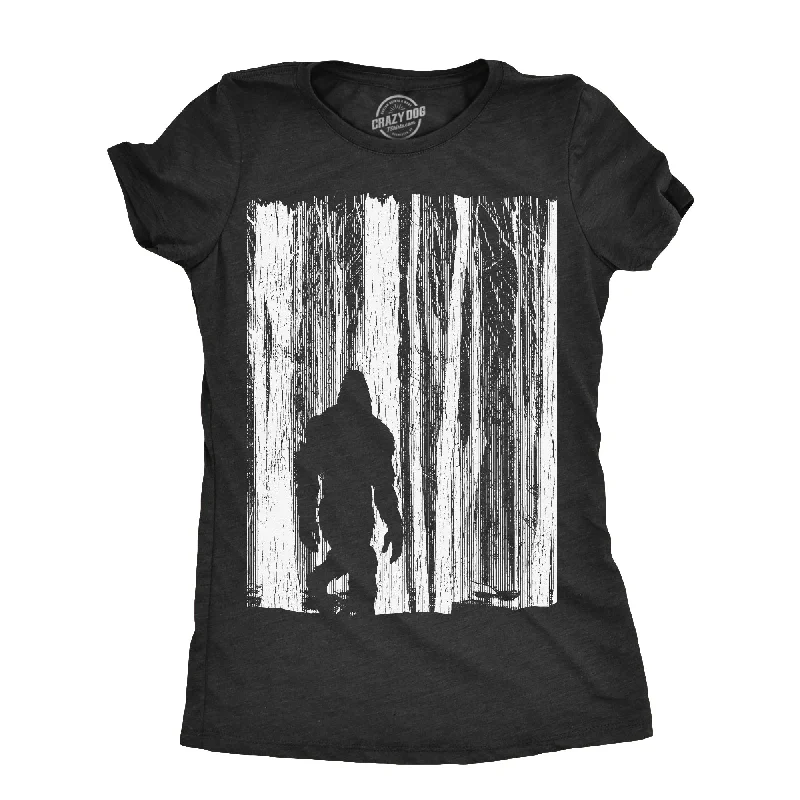 Luxury Style Bigfoot In The Forest Women's T Shirt