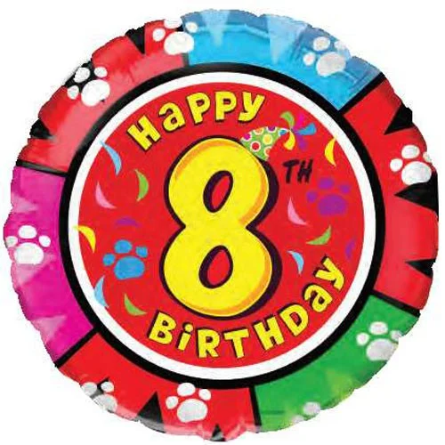 Soft And Comfortable 18 inch HAPPY BIRTHDAY - EIGHT