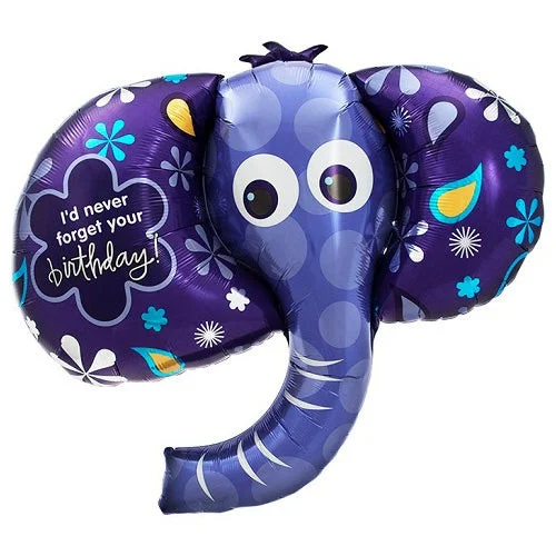 High Street Fashion 42 inch BIRTHDAY ELEPHANT