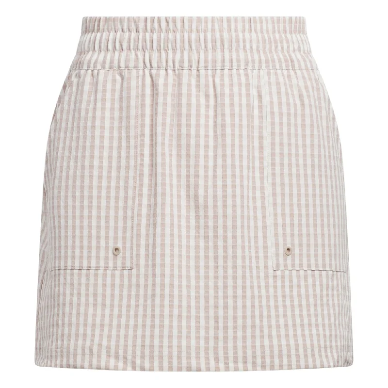 Classic Retro Womens Ultimate365 Gingham Skort Wonder Taupe - SS25