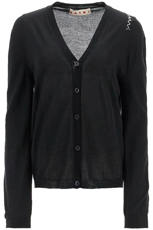 Classic Items Marni Women's Wool And Silk Blend Cardigan