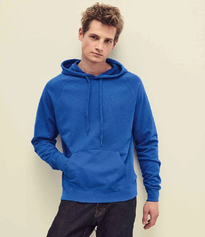 Classic style Fruit of the Loom Lightweight Hooded Sweatshirt | Royal Blue