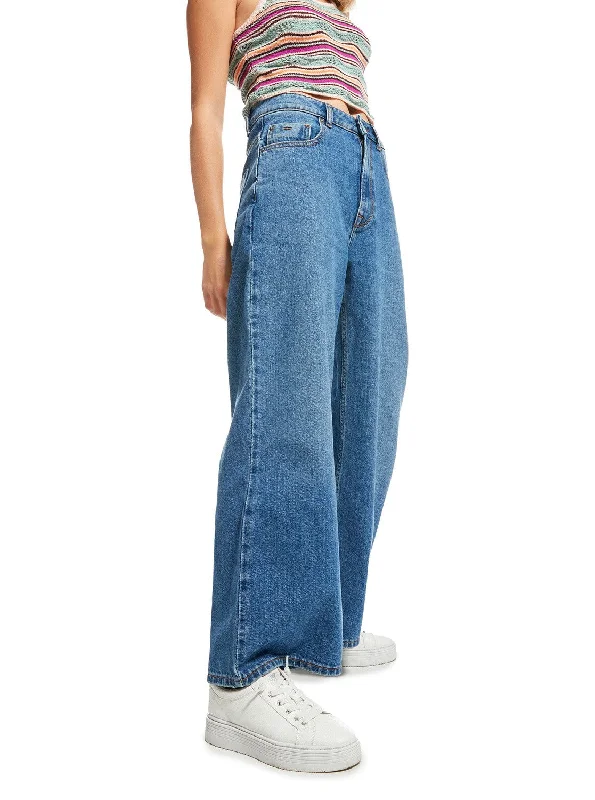 Effortless Elegance Roxy Women's Jeans Wide Leg Long Length