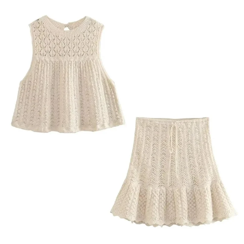Chic Lounge Vida Eyelet coord set