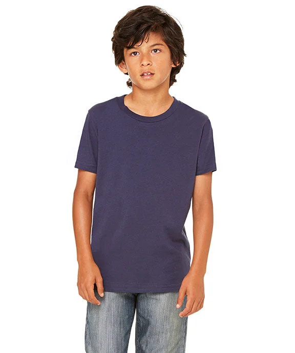 Trendy Traveler 3001Y - Bella + Canvas Youth Jersey T-Shirt | Navy