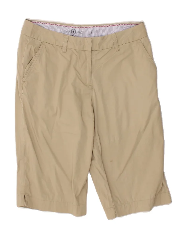 Skirt style IZOD Womens Bermuda Shorts US 10 Large W32  Beige Cotton