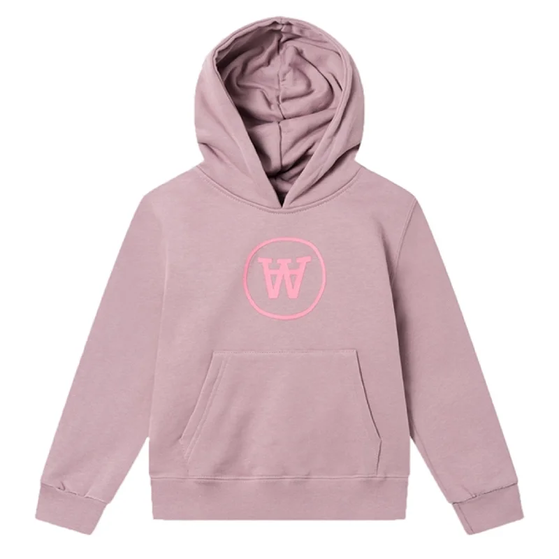 Luxury Customization Wood Wood Light Amethyst Izzy Tonal Logo Junior Hoodie