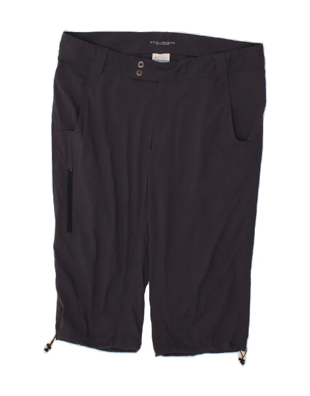 Cool Style COLUMBIA Womens Omni-Shield Bermuda Shorts US 16 2XL W38  Navy Blue