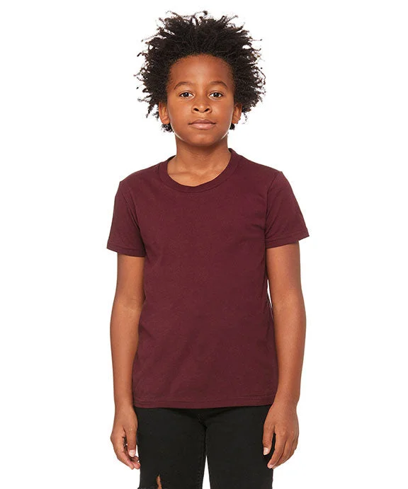 Street Fashion 3001Y - Bella + Canvas Youth Jersey T-Shirt | Maroon