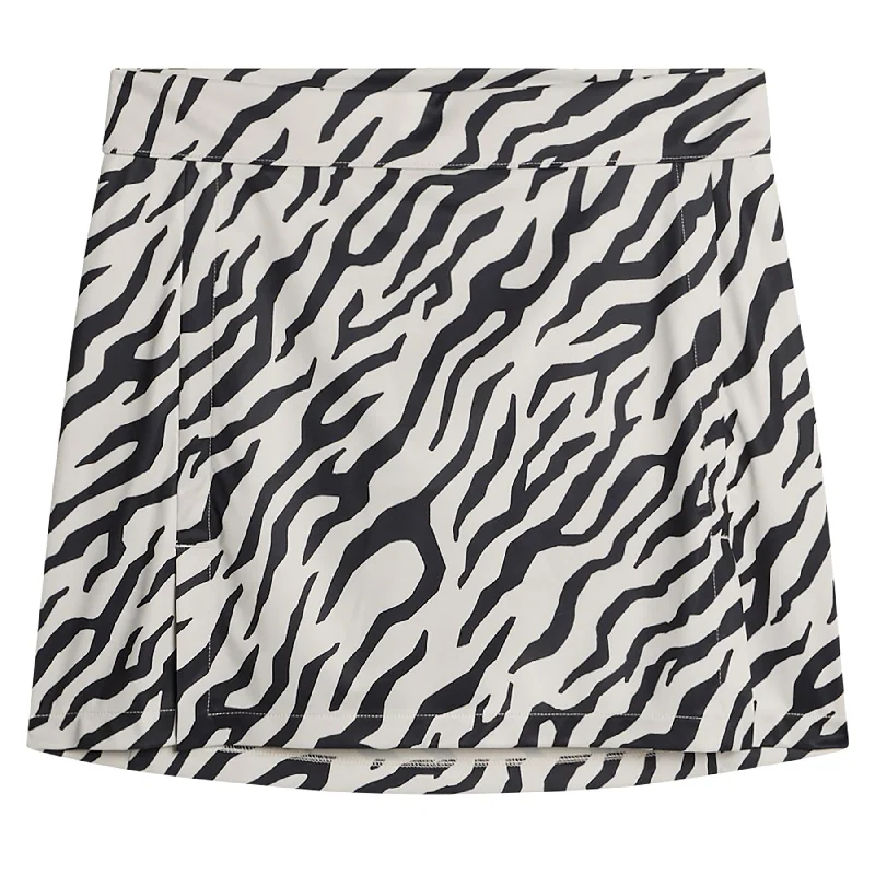 Boutique display Womens Amelie TX Jersey Mid Print Skirt Tiger Moonbeam - SS25