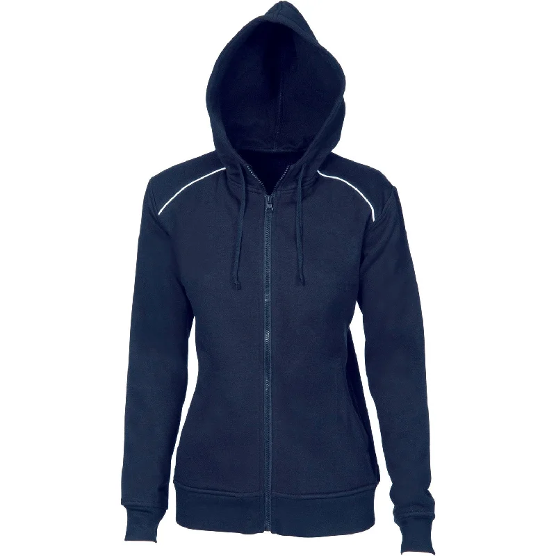 Beautiful Romance DNC Ladies Contrast Piping Fleecy Hoodie (5426)