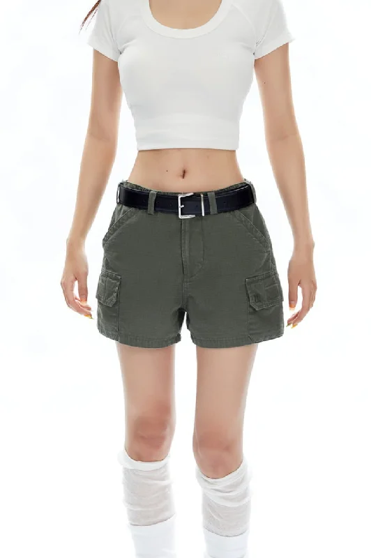 Carefree Slim Cargo Utility Shorts with Pockets