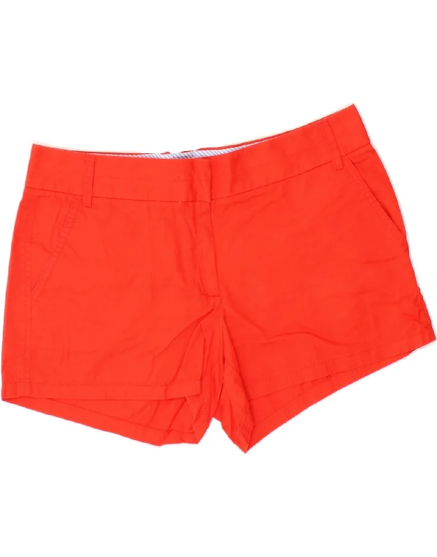 Sports Functional Style J. CREW Womens Broken In Chino Shorts US 8 Medium W34  Red Cotton