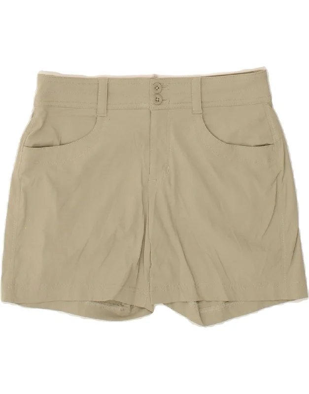 Modern Tailoring EDDIE BAUER Womens Casual Shorts US 6 Medium W30  Beige Nylon