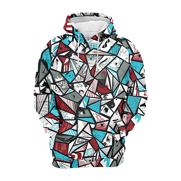 Printed pattern Anime Disrupt Hoodie