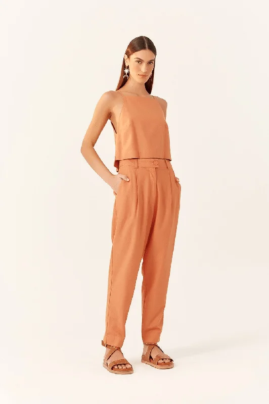 Soft Textures Dress To Clothing Women's Jean Cinturilla Cruzada Con Botón