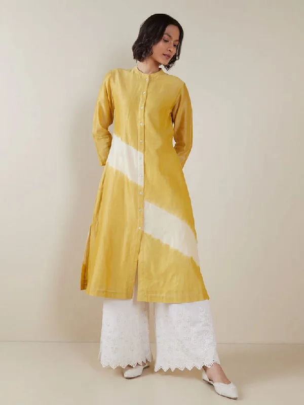Warm Atmosphere Zuba Off-White Floral Embroidered Palazzos