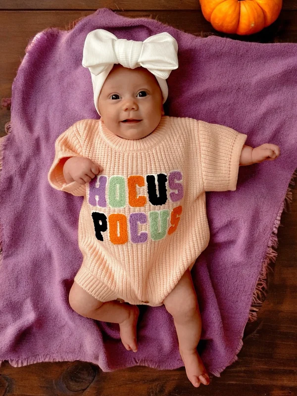 Celebrity Style Sweater Romper, Hocus Pocus