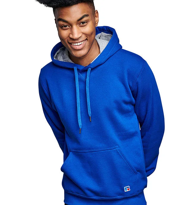 High waist design 82ONSM - Russell Athletic Unisex Cotton Classic Hooded Sweatshirt | Royal