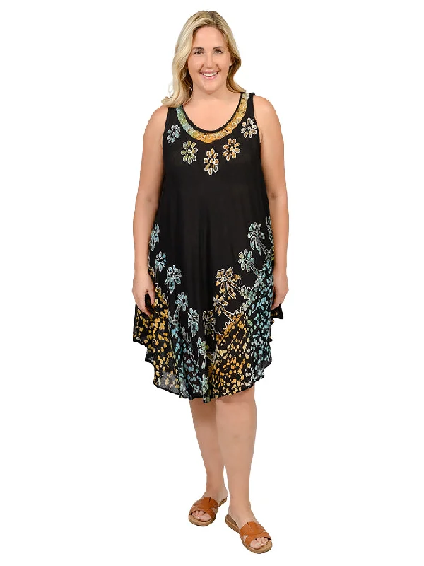 Fashionable Inner Wear Batik embroidered umbrella dess