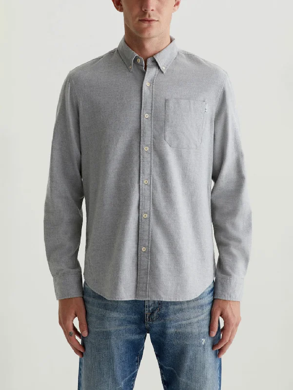 Street Style Suit Aiden Dress Shirt - Heather Grey
