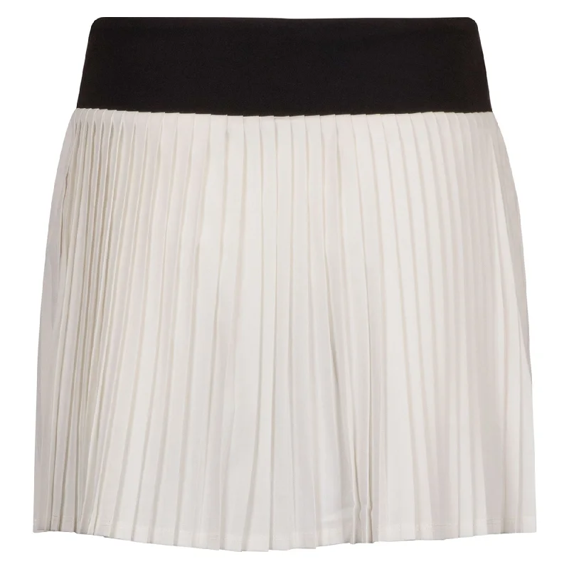 French Retro Womens Hannah Pleated Skort Snow White/Blue/Graphite - SS25