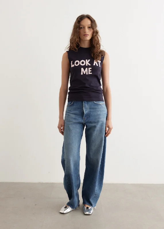 Double-sided Wear Luna Pieced Jeans