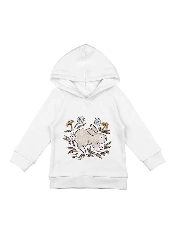 European And American Style Organic Printed Raglan Hoodie, Bunny