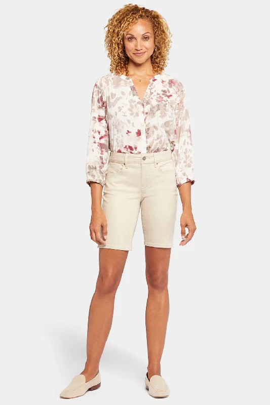Casual Choice Ella Denim Shorts In Petite - Feather