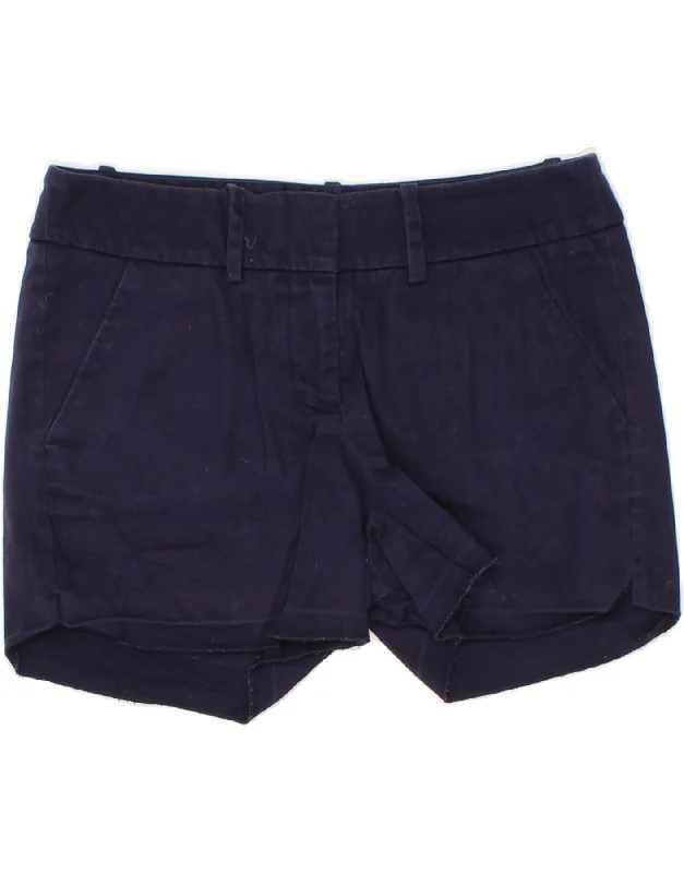 Trendy Casuals MOSSIMO Womens Chino Shorts US 2 XS W30  Navy Blue Cotton