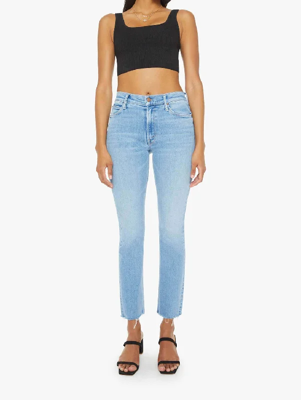 Stunning Fashion The Mid Rise Dazzler Ankle Fray Jean - Blessing In Disguise