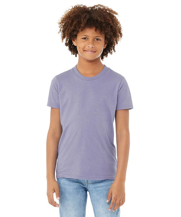 Design And Tailoring 3001Y - Bella + Canvas Youth Jersey T-Shirt | Dark Lavender