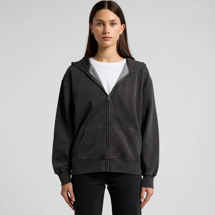 Romantic Temperament Ascolour Wo's Relax Faded Zip Hood-(4170)